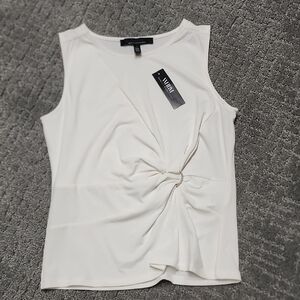 Elegant White Sleeveless Top